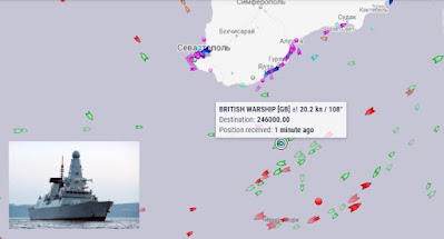 Поблизу Криму кораблі ЧФ Росії стріляли по британському есмінцю