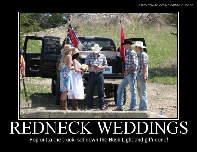 redneck wedding invitation wording