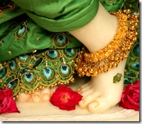 [Krishna's lotus feet]