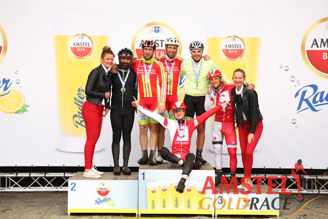 Podium en la llegada Amstel Gold Race