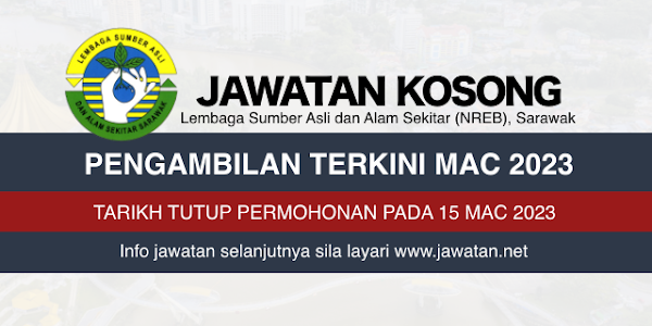 Jawatan Kosong NREB Sarawak 2023