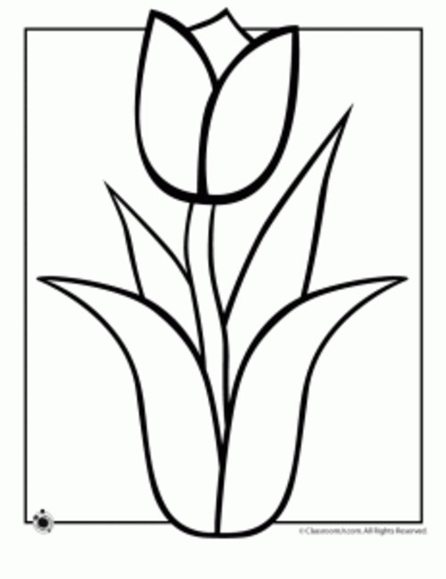 Download Spring Flowers Coloring Pages >> Disney Coloring Pages