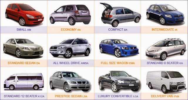 Car rental in Las Vegas - Models