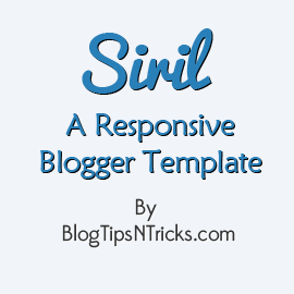 Siril a Responsive Blogger Theme