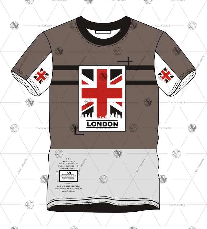 Free T-Shirt Design | Graphic London Tees - Vecta Design