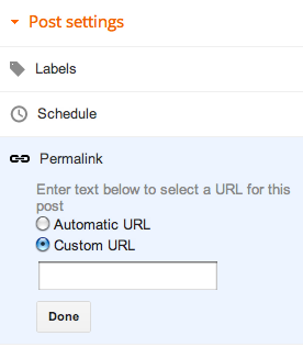 Custom Permalink - Tips SEO Posting Blog 