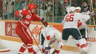 Gretzky Lemieux Canada Cup