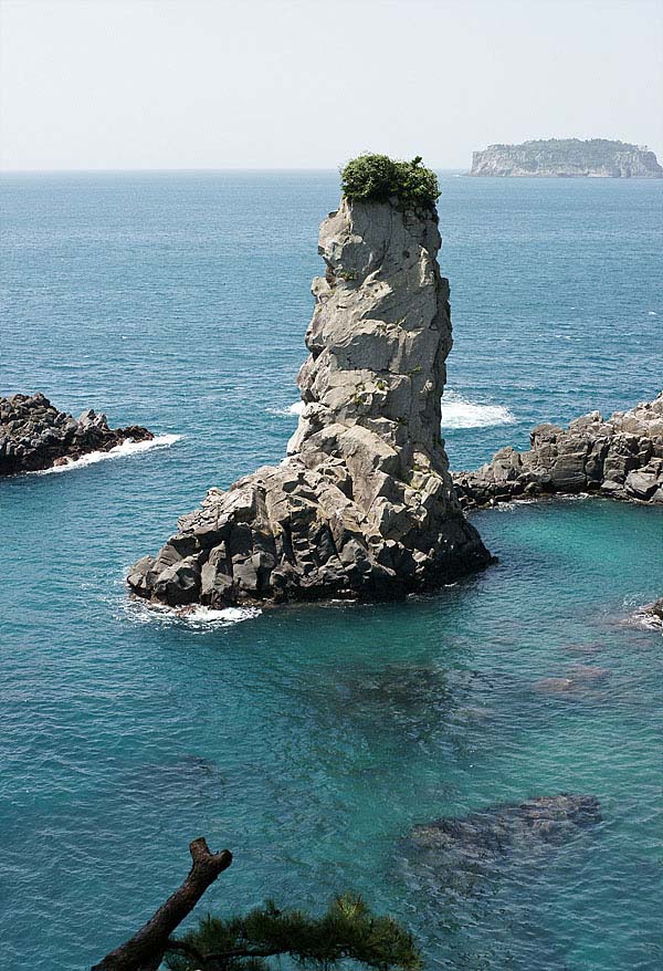 Jeju Island is a volcanic island, dominated by Hallasan Halla 