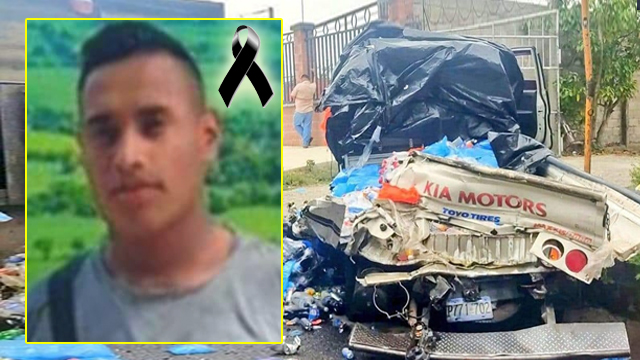 El Salvador: Él era Carlos, joven murió tras caerle un remolque