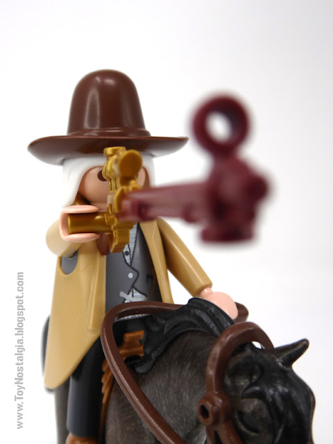 Doctor Brown, y su rifle con mira "steam punk" Playmobil Regreso al futuro 3 - Calendario de Adviento (Playmobil Back To The Future III - Calendario de Adviento)