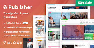 (Purchased Free) ThemeForest - Publisher v1.7.1.1 - Magazine, Blog, Newspaper and Review WordPress Theme