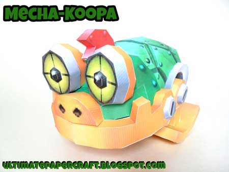 Mecha Koopa Papercraft