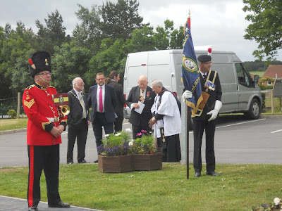 Vice Lord Lieutenant Alasdair MacConachie and Reverend Jon PL Whalley CF