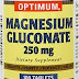 Informações sobre o gluconato de magnésio e magnésio Glycinate