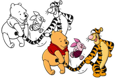 Disney Coloring Pages, Winnie the Pooh Coloring Pages, 