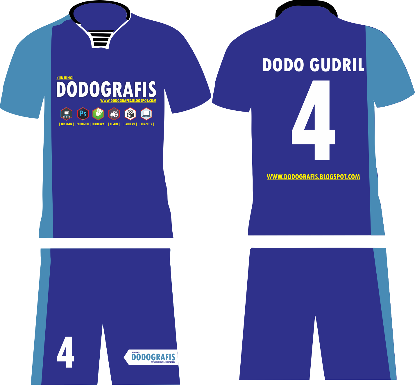  kumpulan  Desain  Baju  sepak bola  keren DODO GRAFIS