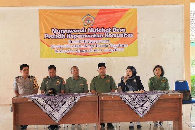 Penerimaan PKL Akademi Kesehatan Karya Husada Di Desa Sendangsari Pajangan