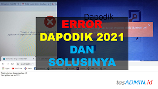 Error dapodik 2021