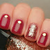 Nail Design Red And Gold