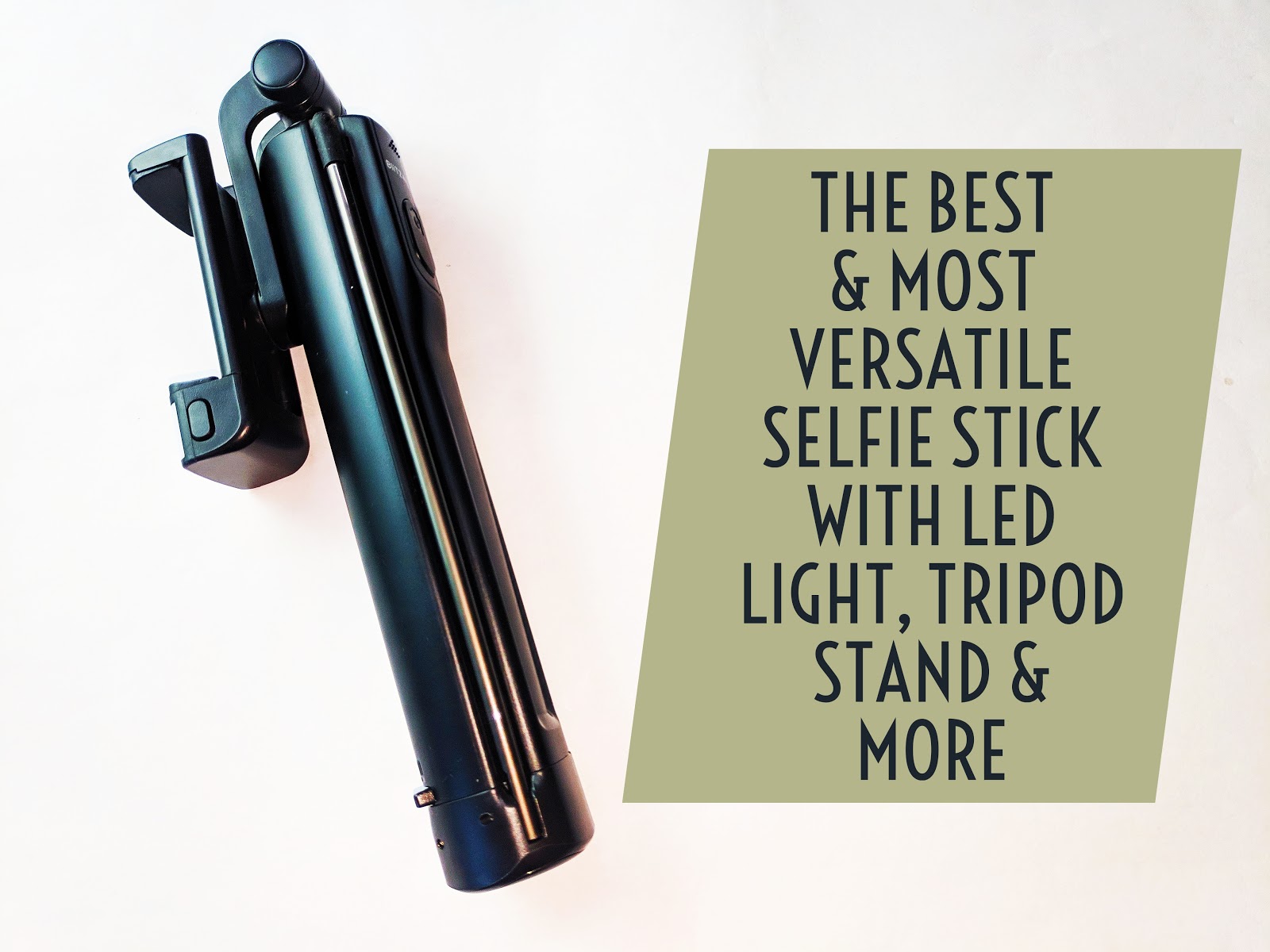 Selfie Stick With LED Light