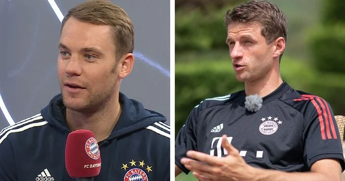 Bayern Players react to the clash against Barca in Champions League