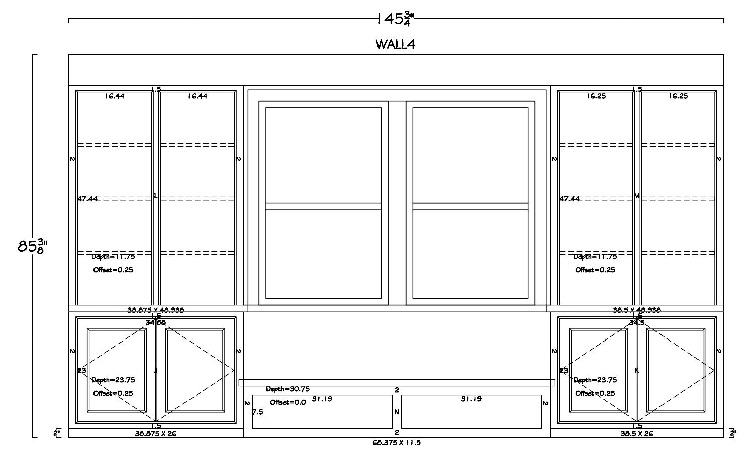 The Lyons Renovation CABINET SHOP DRAWINGS