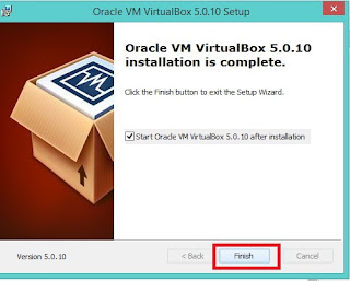 Download and install virtual box