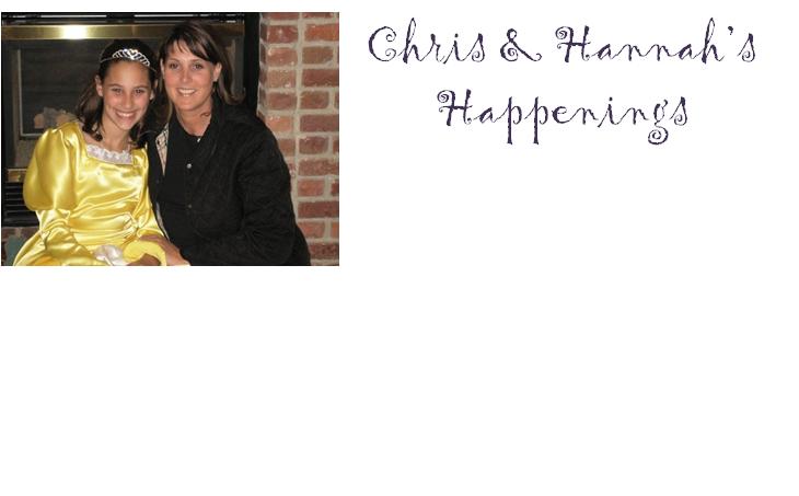 Chris & Hannah's Happenings....