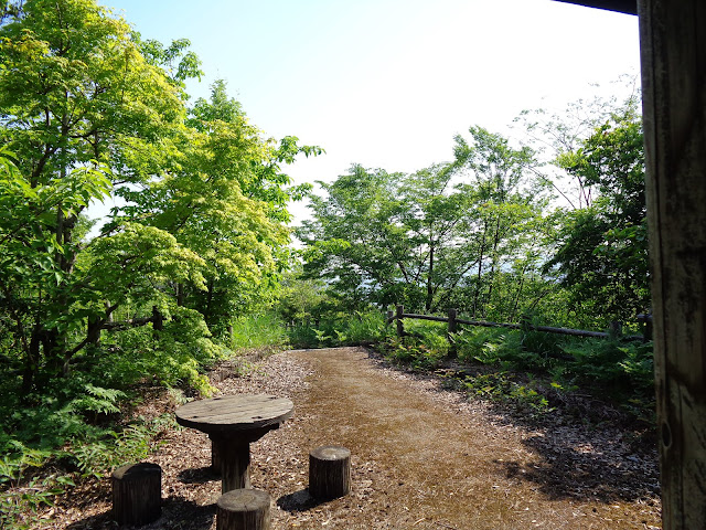 緑水湖の展望広場