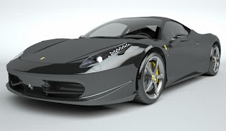 Car Ferrari 458 Full Carbon Fiber