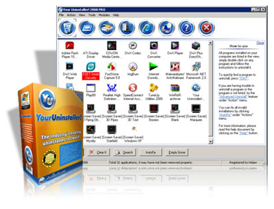 Capa Your Uninstaller! Pro v7.3.2010.33 + Crack