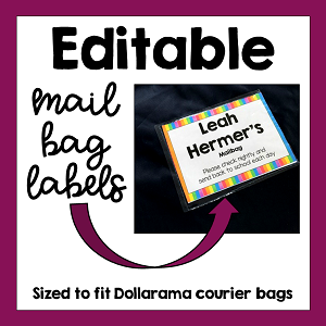 Editable Labels for Mailbags