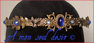 couronne médiévale renaissance tiare diadème elfique medieval crown elven tiare diadem