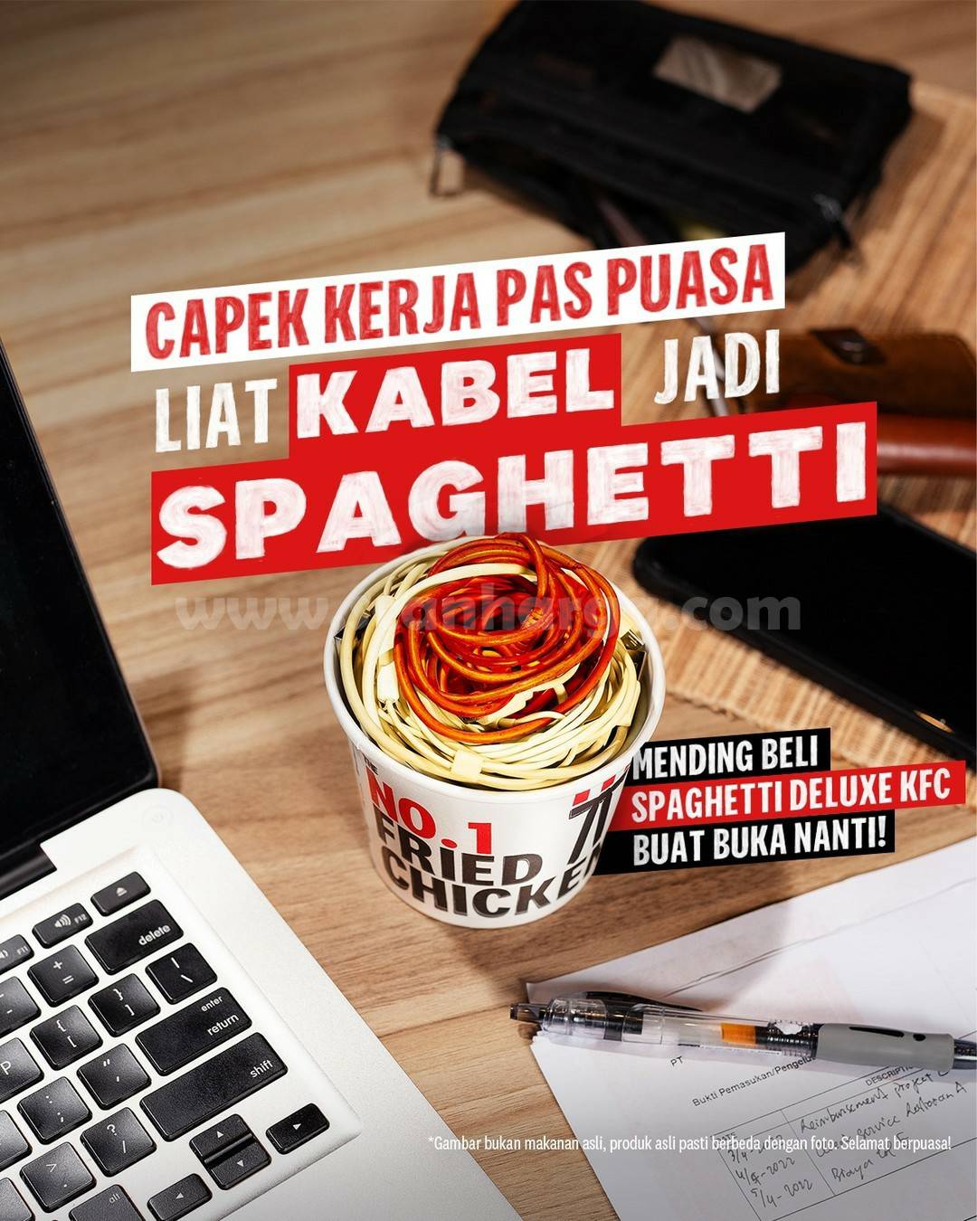 Spaghetti Deluxe dari KFC harga hanya Rp. 9 Ribuan aja*