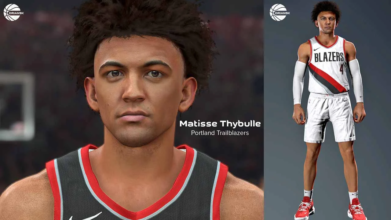 NBA 2K23 Matisse Thybulle Cyberface & Hairstyle Update