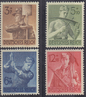 Germany 1943 - 8th anniversary of the founding of Front Work