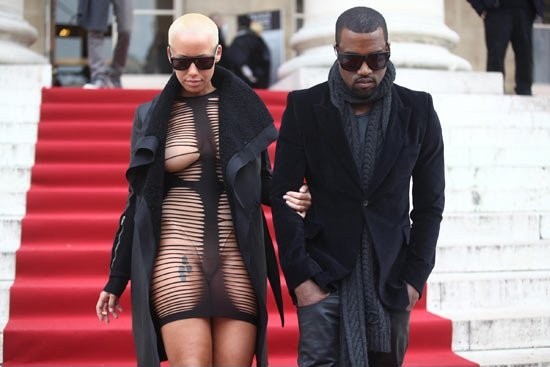 amber rose kanye beach. amber rose kanye west each.