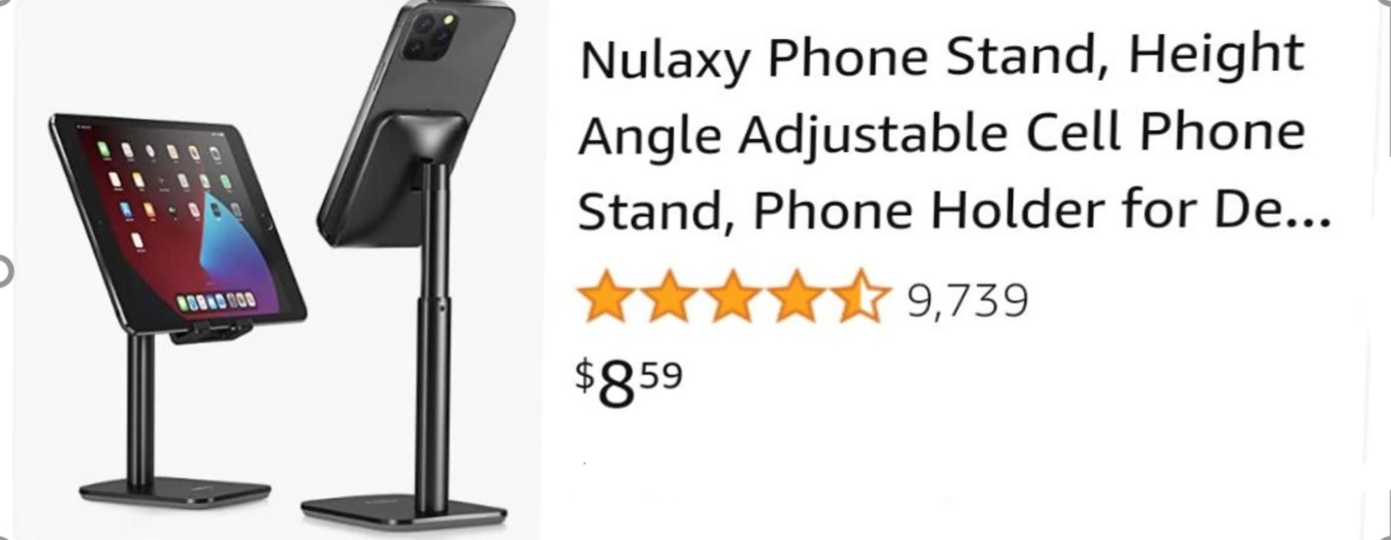 nulaxy phone stand $8.99