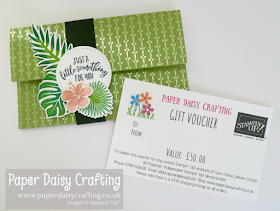 Tropical Chic Stampin Up Gift Voucher