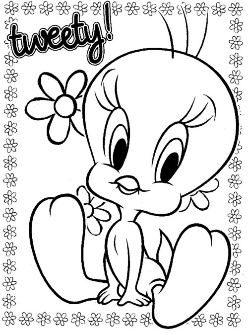 Download Tweety Bird Coloring Pages For Kids >> Disney Coloring Pages