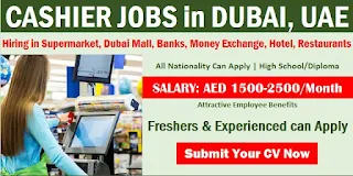 Cashier, Service Crew and Kitchen Staff Required in Dubai