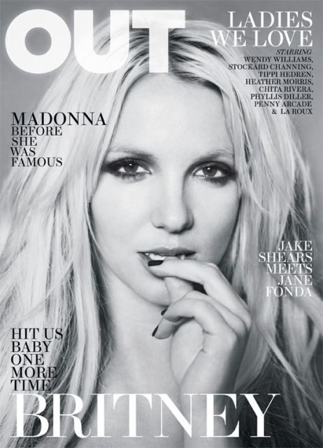 britney spears out magazine pictures. OUT Magazine April 2011 Issue