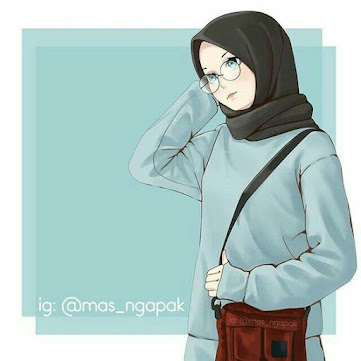 Gambar kartun muslimah berhijab