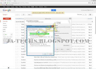 Setup Gmail Account with MS Outlook 2013