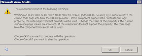 [SAS OLE DB Source [1]]: Cannot retrieve the cloumn code page info from the OLE DB provider.  If the component supports the "DefaultCodePage" property, the code page from that property will be used.  Change the value of the property if the current string code page values are incorrect.  If the component does not support the property, the code page from the component's locale ID will be used.