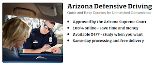 Arizona, Defensive Driving, School, Class, Course, Speeding, Traffic, Ticket, Citation, Diversion, Program