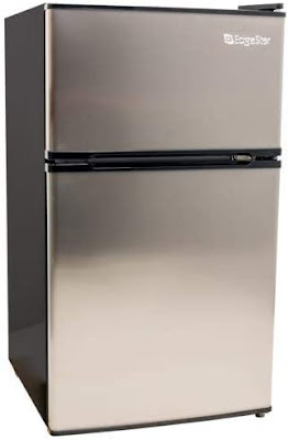 EdgeStar CRF321SS 3.1 Cu. Ft. Dorm Sized Energy Star Compact Fridge/Freezer