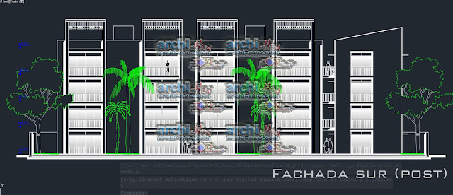 Hotel hoyo 17 suites freecad Dwg  