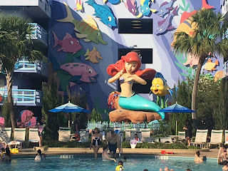 Little Mermaid Statue Disney's Art of Animation Resort