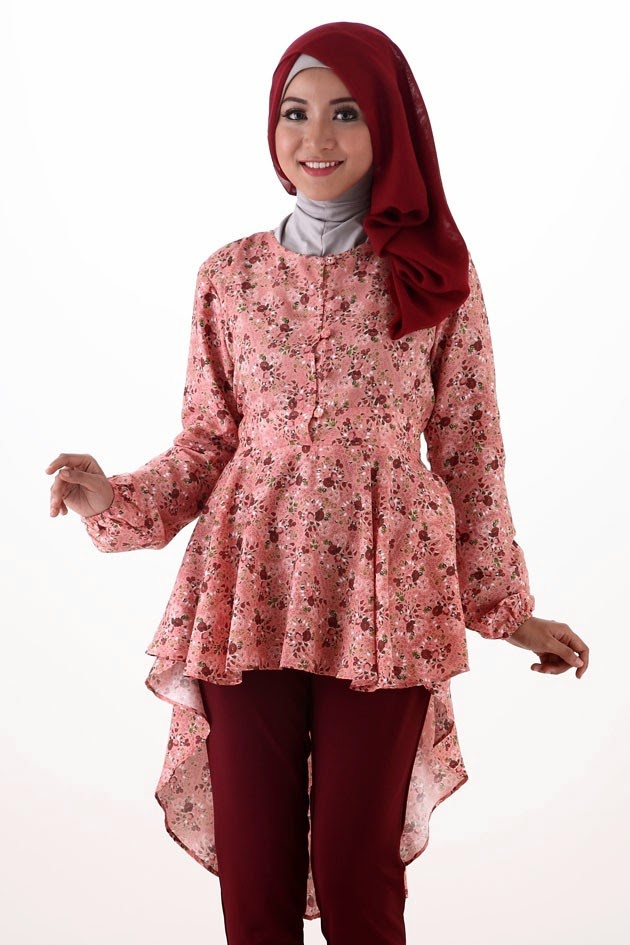 Gambar Model Baju  Batik  Muslim Terbaru 2021